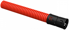 IEK Труба гофрированная двустенная ПНД d=40мм красная (150м)