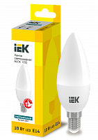 Лампа светодиодная ALFA C35 свеча 10Вт 230В 4000К E14 IEK