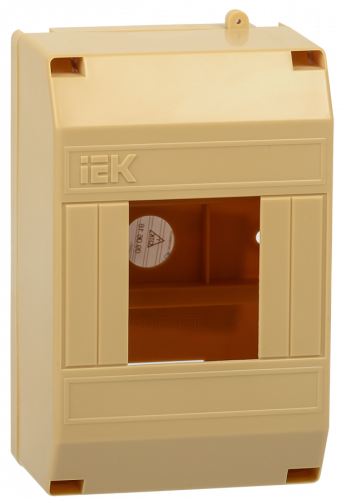 IEK Бокс КМПн 1/4 для 4-х автоматический выключатель наружной установки (Сосна)