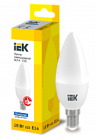 Лампа светодиодная ALFA C35 свеча 10Вт 230В 6500К E14 IEK