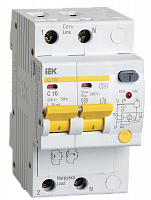 IEK Дифференциальный автоматический выключатель АД12М 2Р С16 30мА