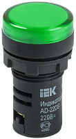 IEK Лампа AD22DS(LED)матрица d22мм зеленый 230В