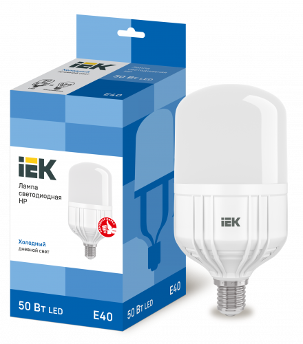 IEK Лампа светодиодная HP 50Вт 230В 6500К E40