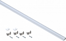 IEK Профиль алюм. для LED ленты 1607 накл. прям. 2м к-т опал