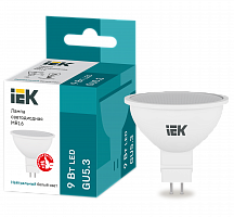 IEK Лампа LED MR16 софит 9Вт 230В 4000К GU5.3