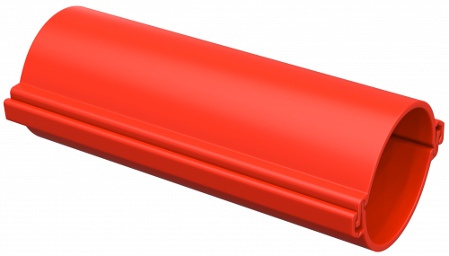 IEK Труба гладкая разборная d=110мм красная (3м)