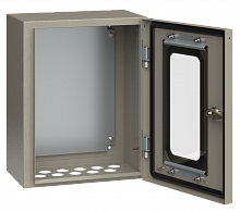 IEK Корпус металлический ЩМП-1-0 (395х310х220мм) У2 IP54 прозрачная дверь