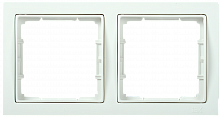 IEK РУ-2-ББ Рамка двухместная квадратная BOLERO Q1 белый