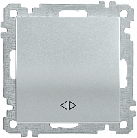 IEK ВС10-1-3-Б Выключатель  одноклавишный  перекрестный 10А BOLERO серебрянный