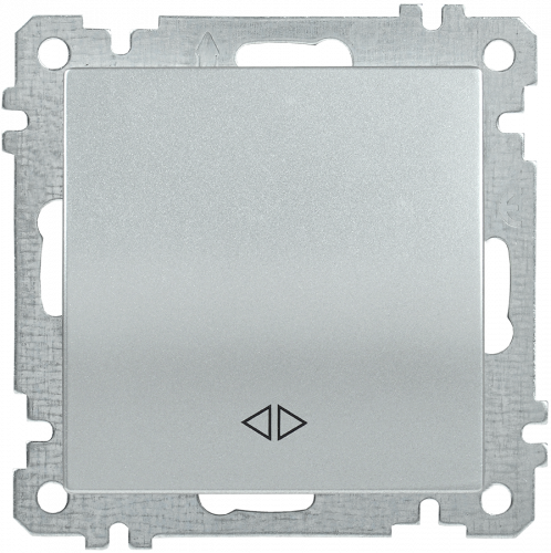 IEK ВС10-1-3-Б Выключатель  одноклавишный  перекрестный 10А BOLERO серебрянный