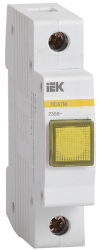 IEK Сигнальная лампа ЛС-47М (желтая) (матрица)