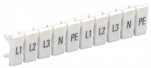 IEK Маркеры для КПИ-1,5мм2 с символами "L1, L2, L3, N, PE"