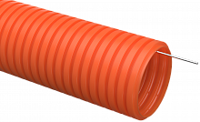 IEK Труба гофрированная ПНД d40 с зондом оранжевая тяжелая (15м)