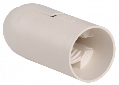 IEK Ппл14-02-К02 Патрон подвесной пластик, Е14, белый (50 шт), стикер на изделии,