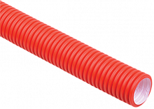 Труба гофрированная двустенная ПНД/ПВД d=40мм красная (50м) IEK