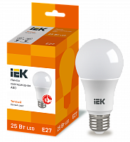 IEK Лампа LED A80 шар 25Вт 230В 3000К E27