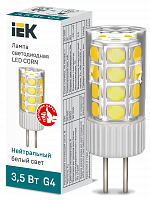 IEK Лампа LED CORN капсула 3,5Вт 230В 4000К керамика G4