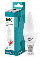 IEK Лампа светодиодная ECO C35 свеча 7Вт 230В 4000К E14