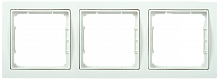 IEK РУ-3-ББ Рамка трехместная квадратная BOLERO Q1 белый