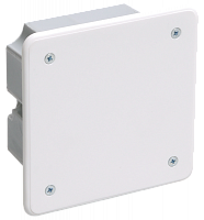 IEK Коробка КМ41021 распаячная 92х92x45мм для полых стен (с саморезами, метал. лапки, с крышкой )