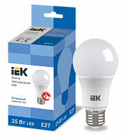 IEK Лампа LED A80 шар 25Вт 230В 6500К E27