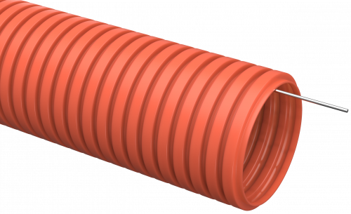 IEK Труба гофрированная ПНД d16 с зондом оранжевая (100м)