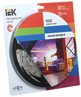 IEK Лента LED 5м блистер LSR-3528RGB54-4.8-IP65-12V -eco