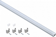IEK Профиль алюм. для LED ленты 1712 накл. прям. 2м к-т опал