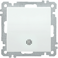IEK ВС10-1-1-Б Выключатель  одноклавишный  с индикацией 10А BOLERO белый